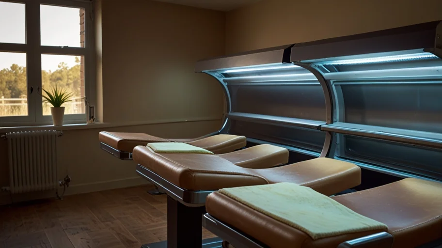 how to clean a tanning bed