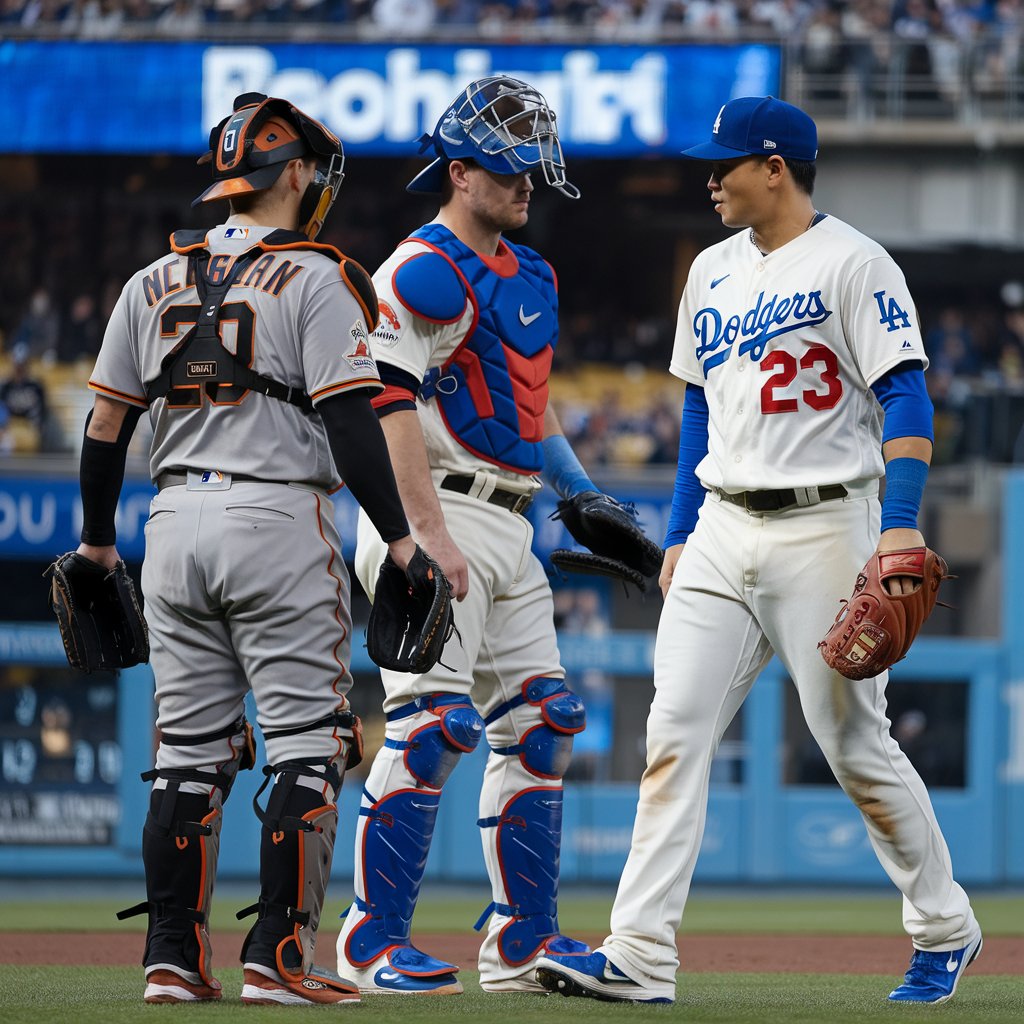 san francisco giants vs dodgers match player stats